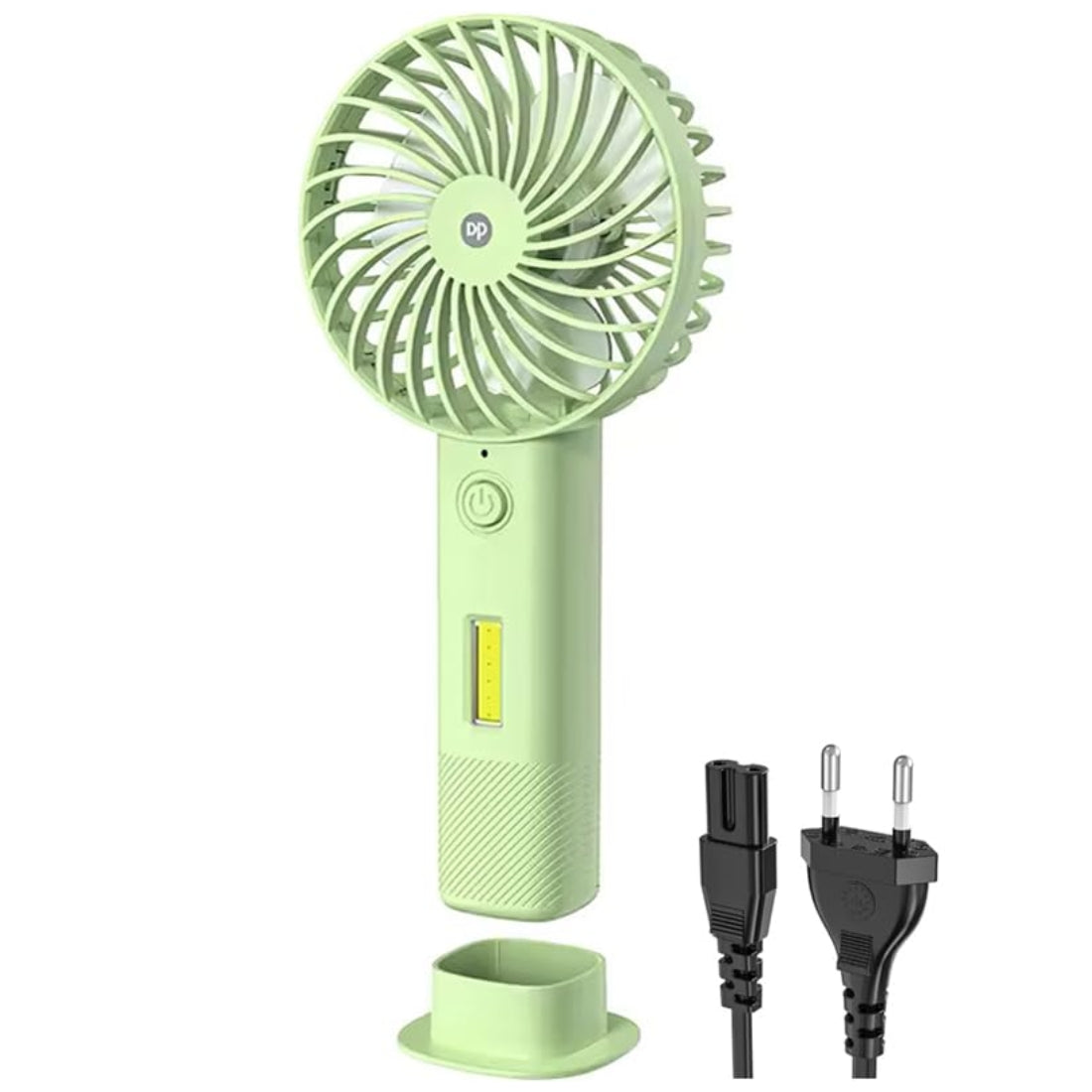 Powerful Rechargeable Mini Fan with LED Light – High-Speed, Portable & Multi-Use for Home & Travel