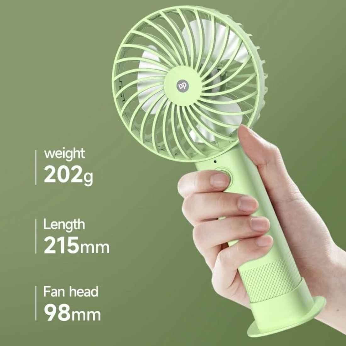 Powerful Rechargeable Mini Fan with LED Light – High-Speed, Portable & Multi-Use for Home & Travel